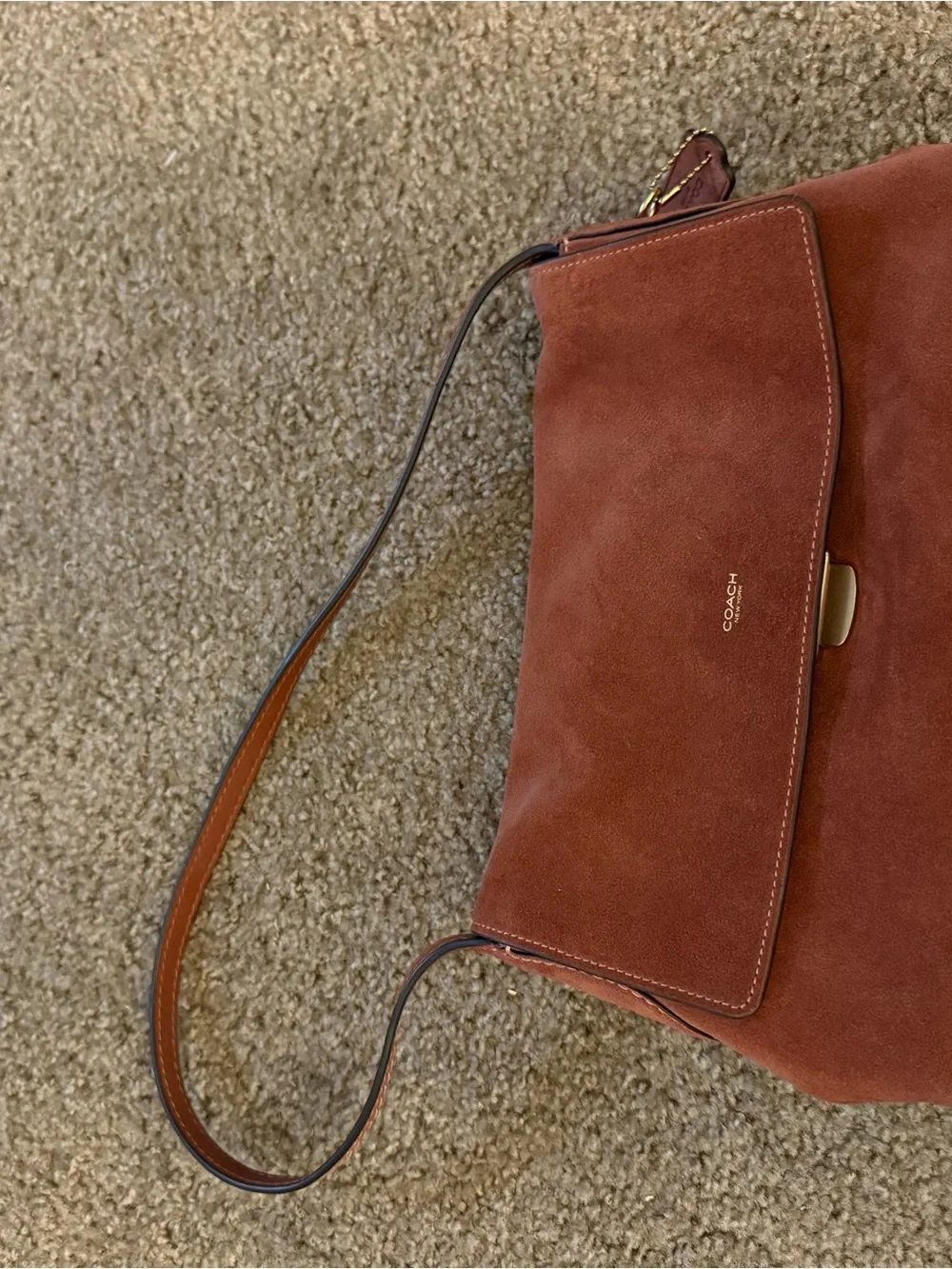 COACH Chelsea 30 in Clay Suede CDS58